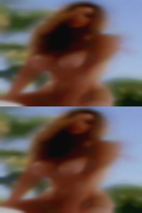 California woman posing nude.