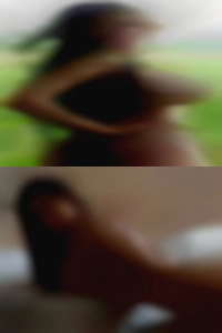 Woman view of swinging.